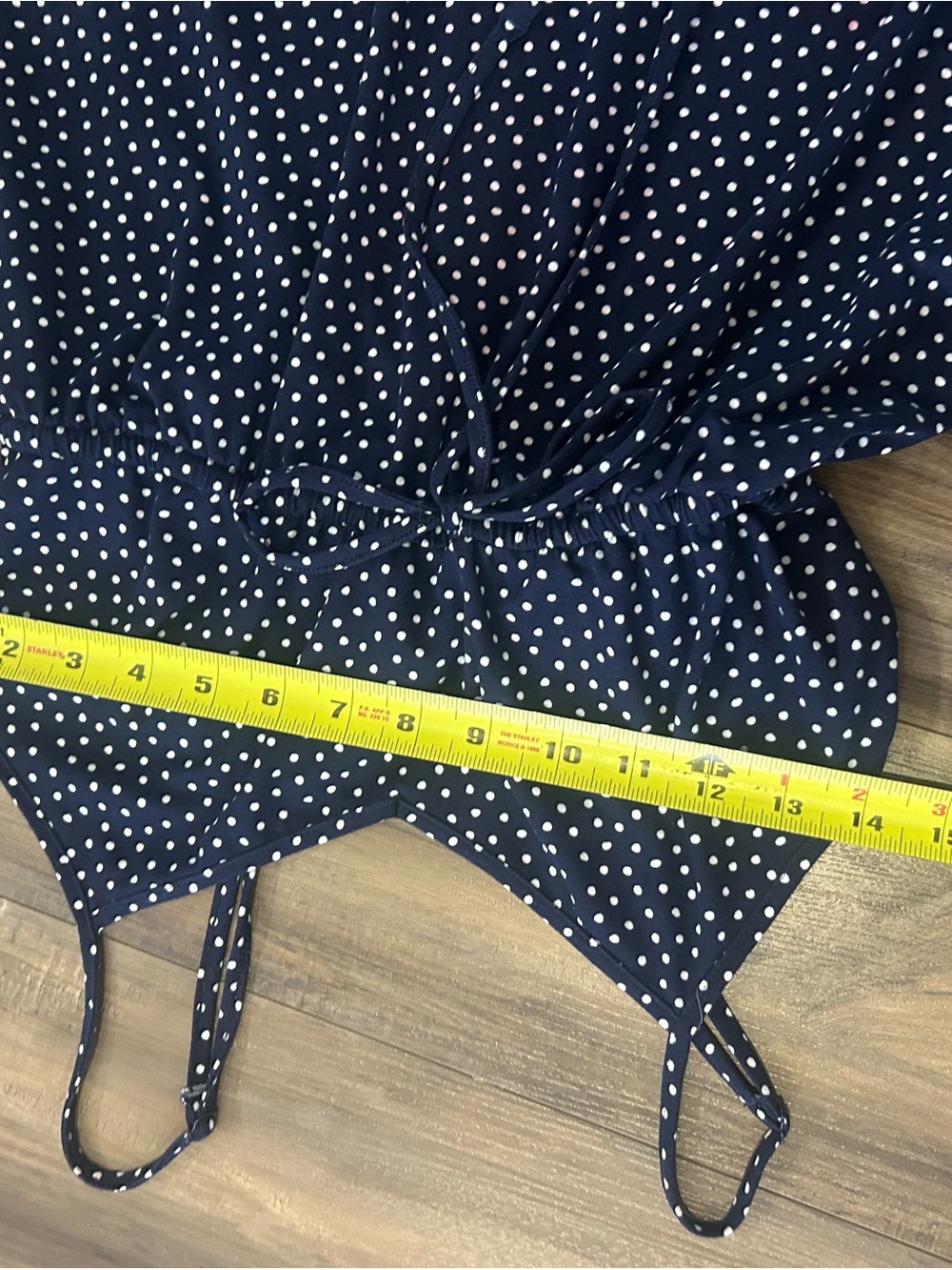 La Vi En Rose Navy Polka Dot Mini Dress - Picture 5 of 7